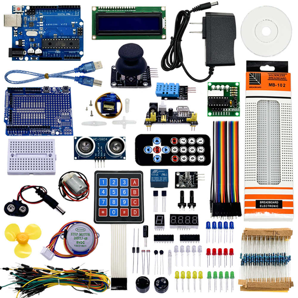Diy Electronics Projects For Beginners - Kit Pembelajaran Pemula Versi Lengkap untuk