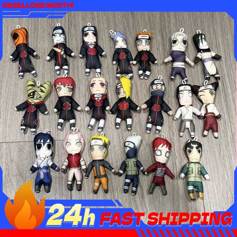 Diy Q - Mainan Gantungan Kunci Naruto Mini Abstrak