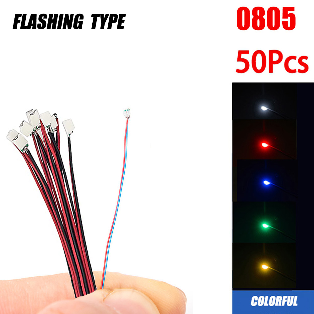 Smd Solder Paste - 50 Buah/Tas 0805 Lampu SMD LED