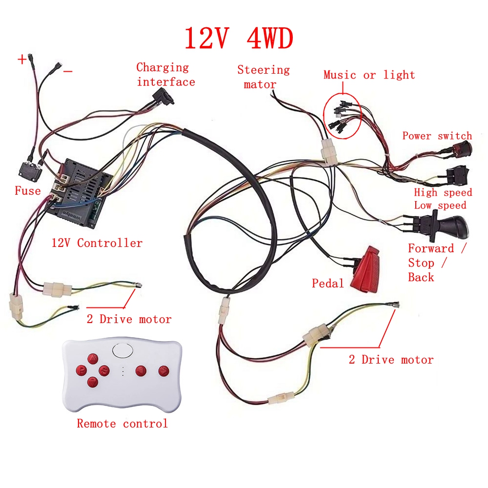 Diy Kit Elektronik - Mobil listrik anak DIY dimodifikasi kawat