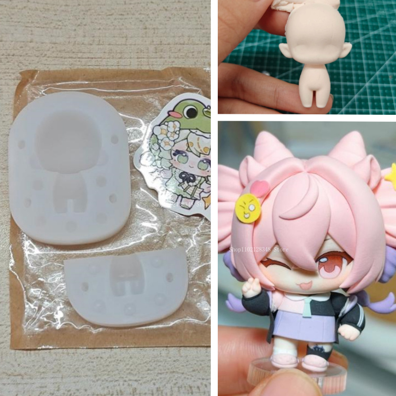 Diy Q - Cetakan Silikon Model Tubuh Versi Q