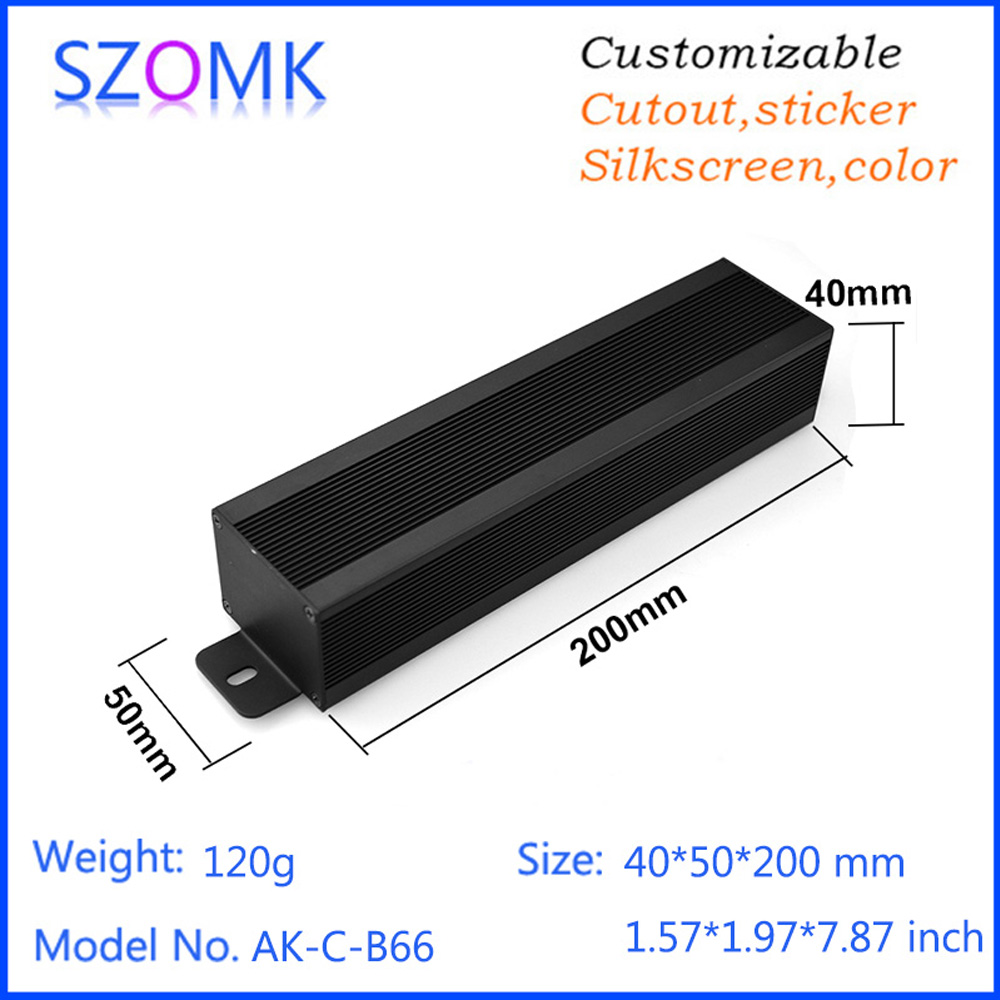 Diy Electronics Box - 1 Buah 40*50*200Mm Kotak Aluminium Penutup