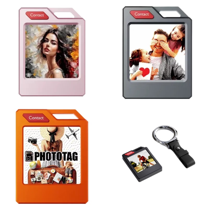 Diy Electronics Location - PhotoTag P30 E-Ink Smart Tag Keychain