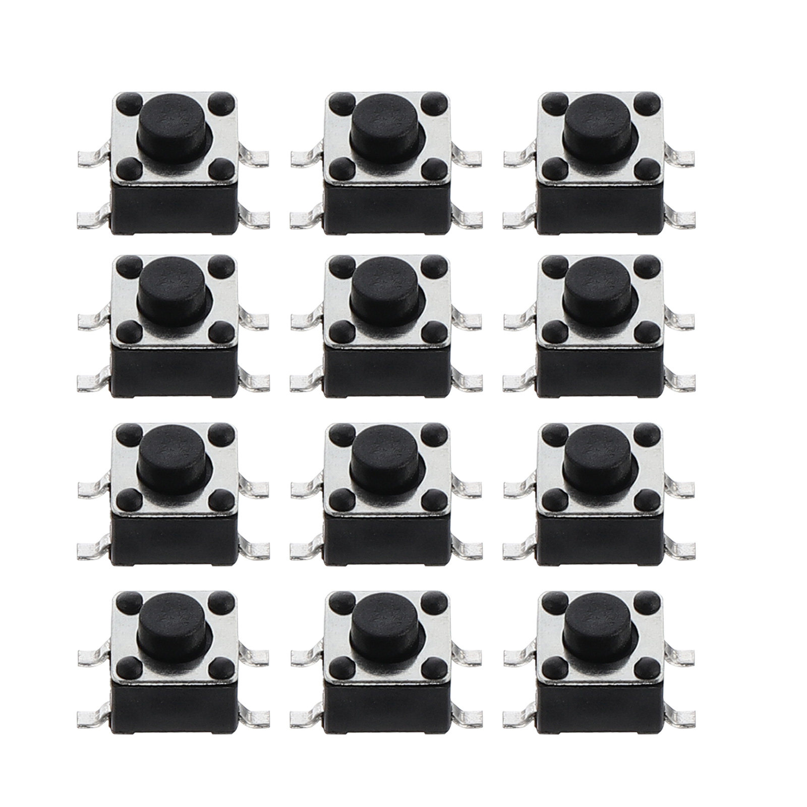 Push Button Tactile - 100 Buah Tombol Tekan Taktil Berbagai