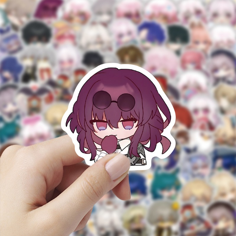 Stiker Versi Q Seri Game Honka - Diy Q ulasan dan harga