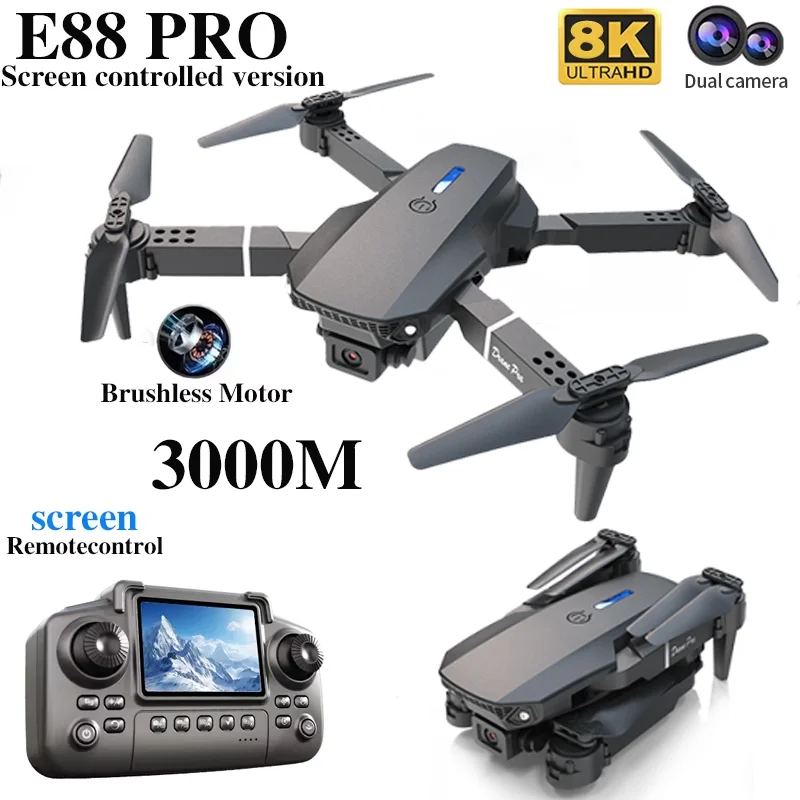Drone E88 PRO Profesional deng - Diy Drone Electronics ulasan dan harga