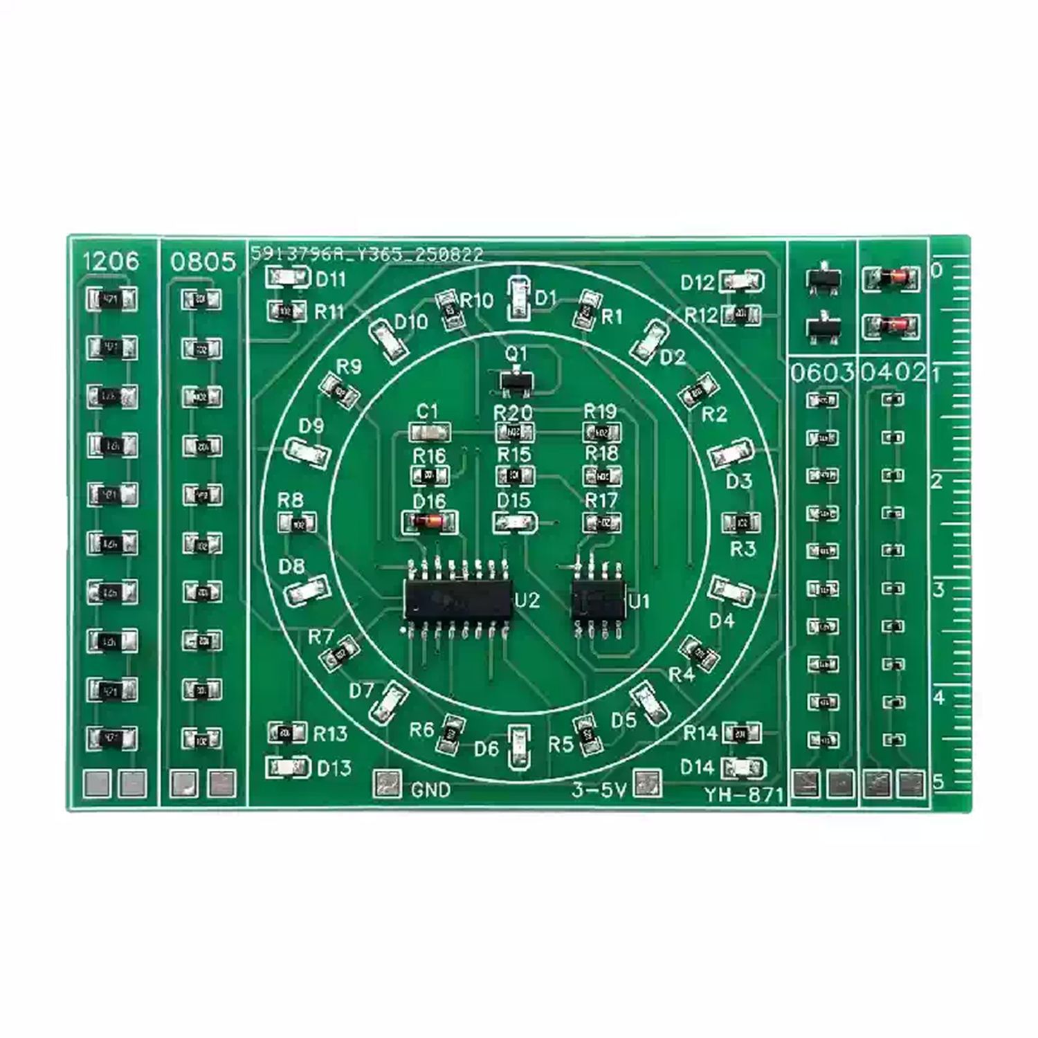CD4017 Kit Lampu Led Berjalan  - Diy Electronics Projects For Beginners ulasan dan harga