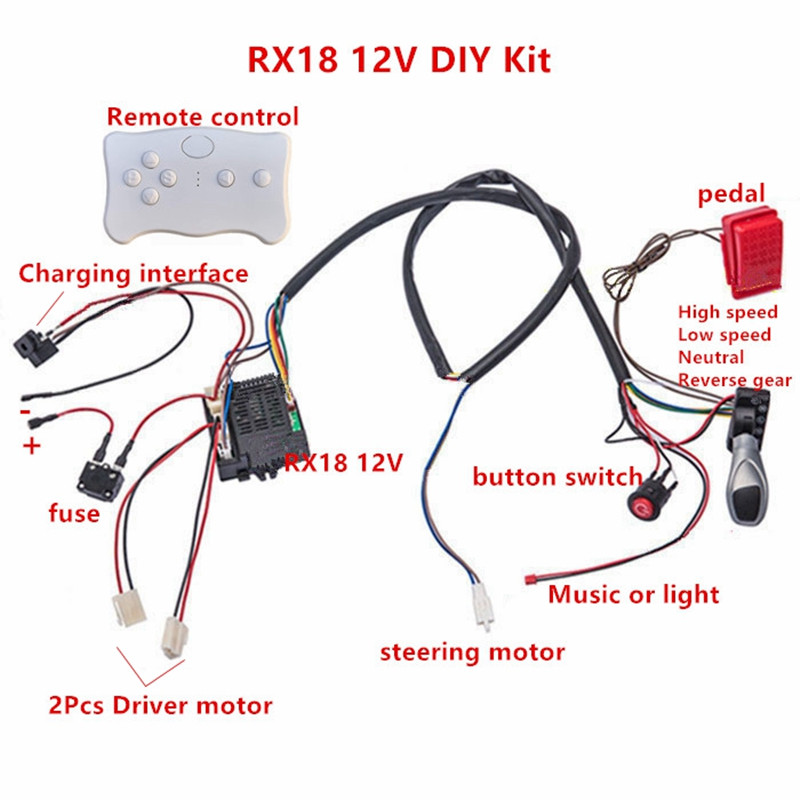 Mobil listrik anak DIY dimodif - Diy Kit Elektronik ulasan dan harga