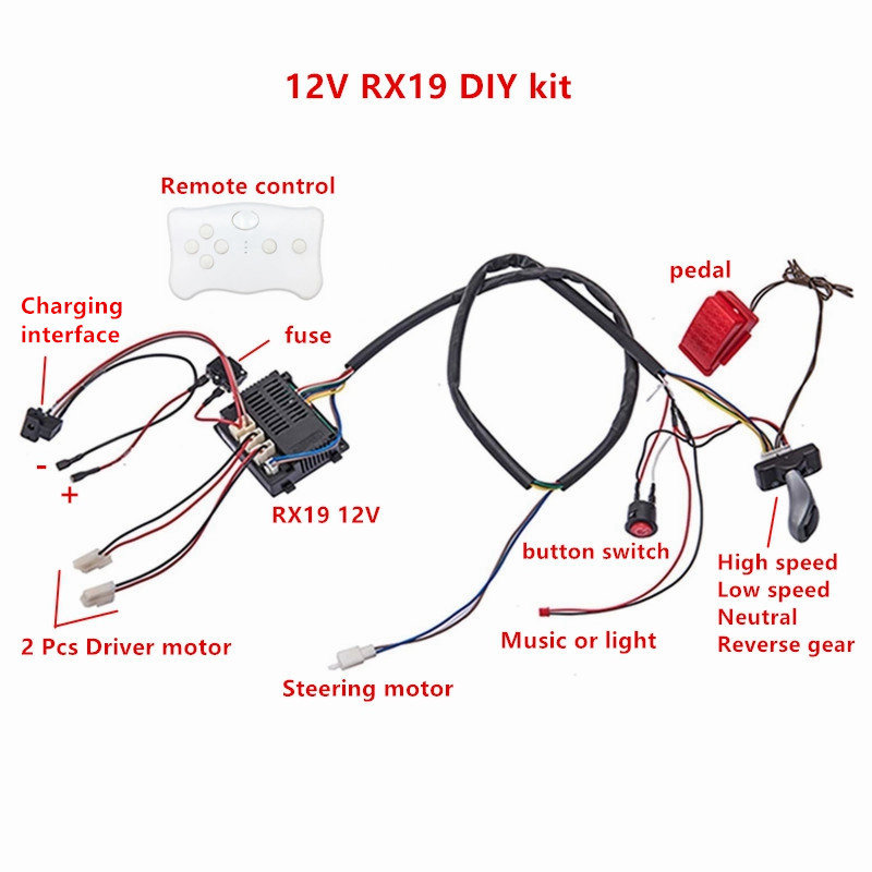 Mobil listrik anak DIY dimodif - Diy Kit Elektronik ulasan dan harga