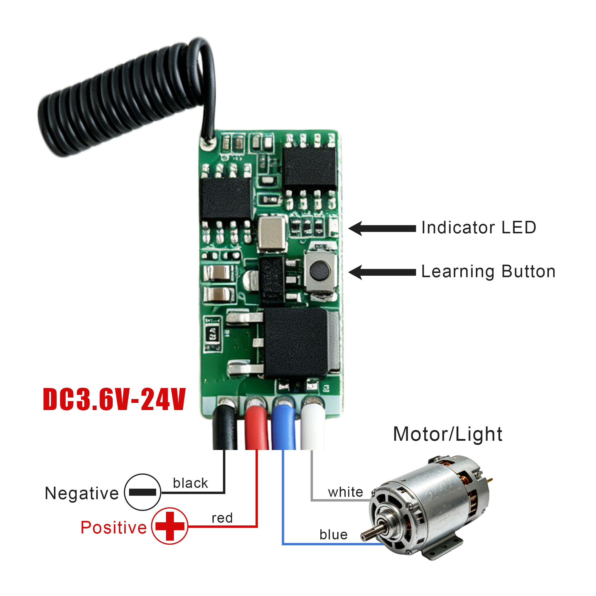DC 3.7V-24V 433MHz Modul Pener - Rf 433Mhz Module ulasan dan harga