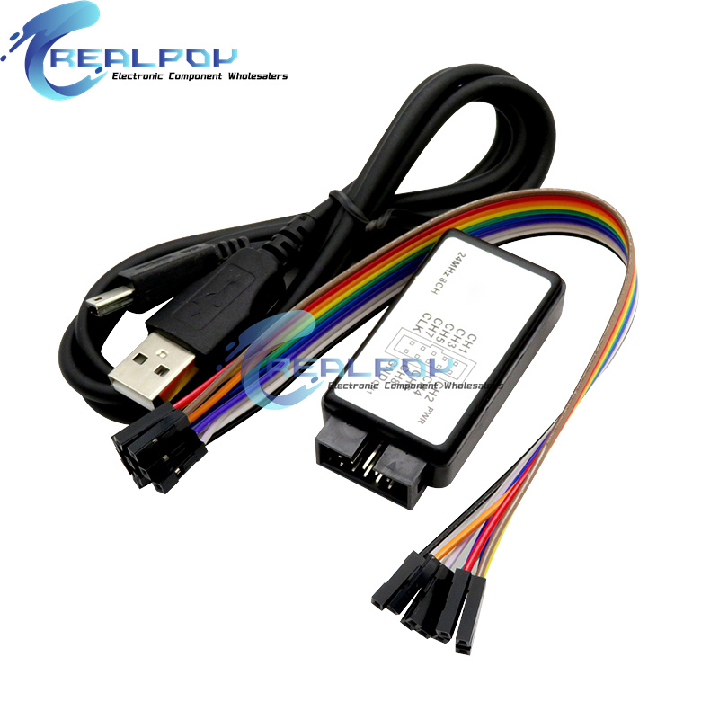 USB Logic Analyzer 24MHz 8 Cha - Logic Analyzer Usb ulasan dan harga