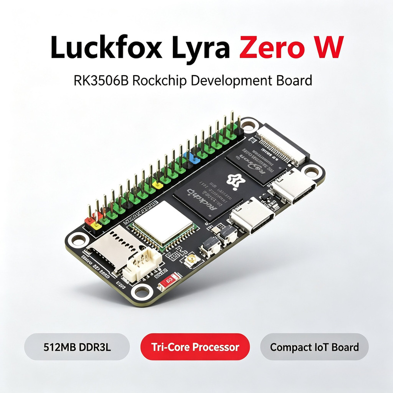 Luckfox Lyra Zero W RK3506B Ro - Raspberry Pi Zero ulasan dan harga