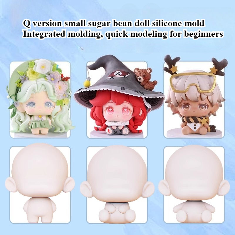 Cetakan Silikon Boneka Figur V - Diy Q ulasan dan harga