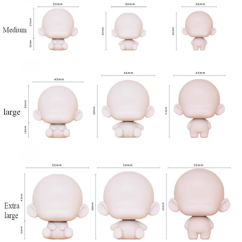 Cetakan Silikon Boneka Figur V - Diy Q ulasan dan harga