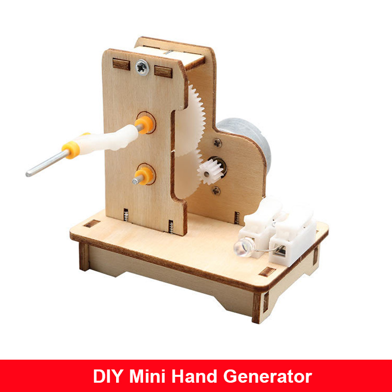Generator tangan Mini DIY, Kit - Diy Kit Elektronik ulasan dan harga