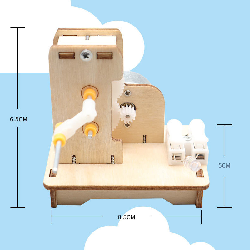 Generator tangan Mini DIY, Kit - Diy Kit Elektronik ulasan dan harga
