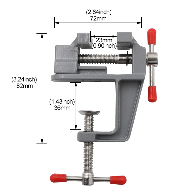 Mini Bench Vise Table Clamp Sc - Diy Electronics Bench ulasan dan harga
