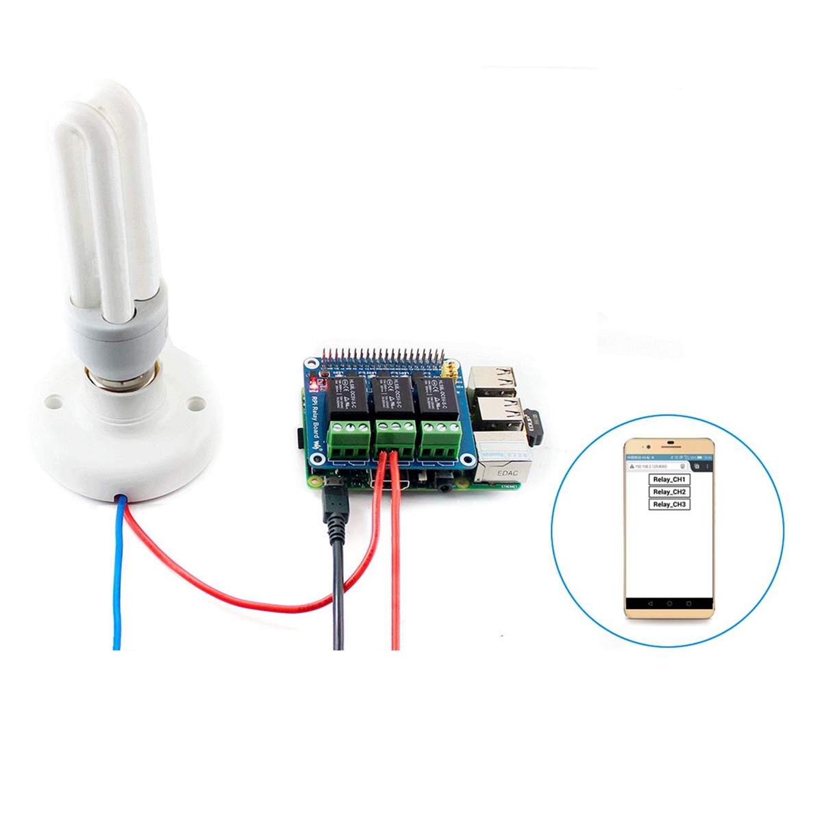 Waveshare 5V 3-Channel Relay M - Raspberry Pi Zero ulasan dan harga