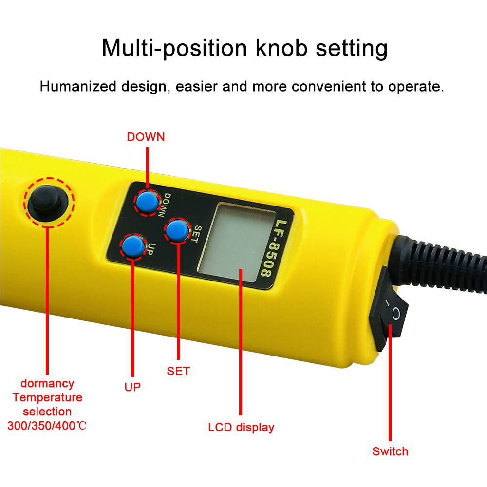 LCD Digital panas pistol udara - Smd Solder Paste ulasan dan harga