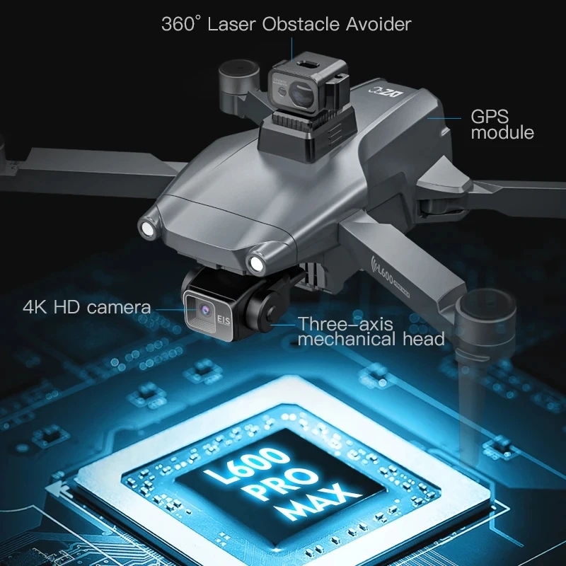 L600 PRO MAX Drone GPS profesi - Diy Drone Electronics ulasan dan harga
