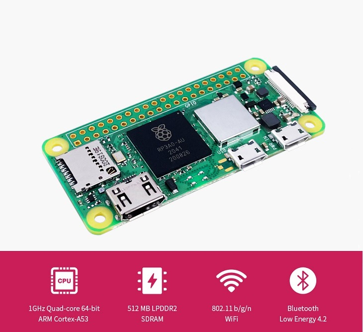 Raspberry Pi Zero 2 W, Lima Ka - Raspberry Pi Zero ulasan dan harga