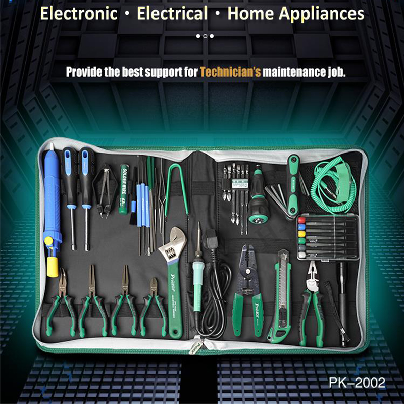 52 Buah Pro'sKit PK-2002B Kit  - Diy Electronics Bench ulasan dan harga