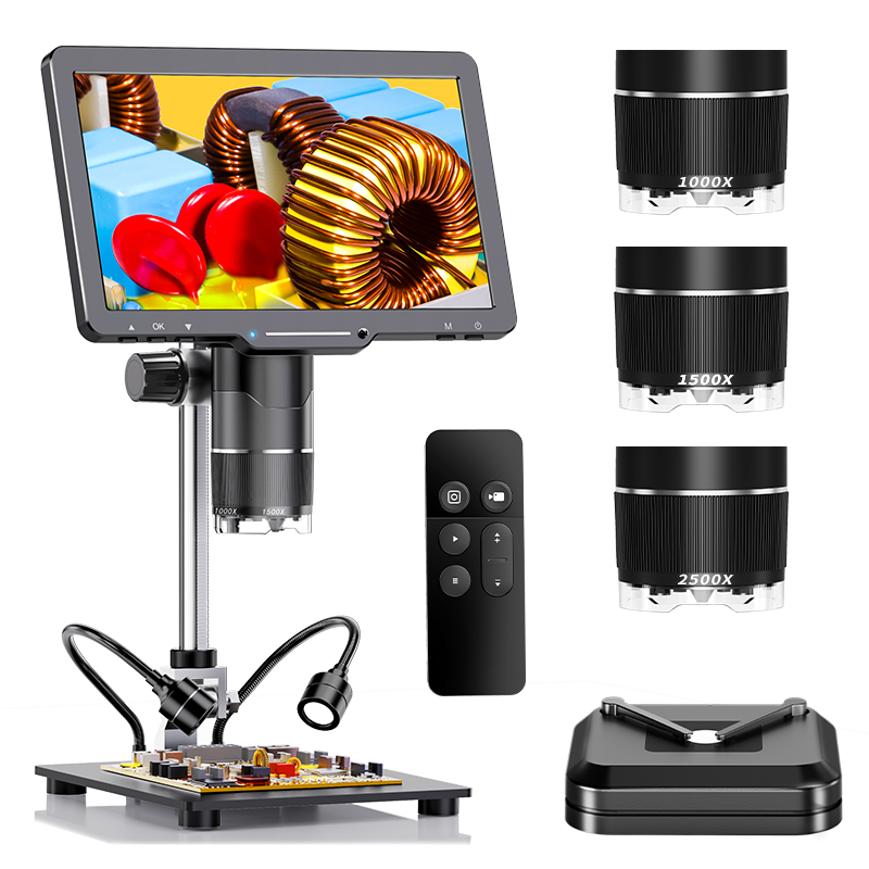 Mikroskop Digital HDMI 3 lensa - Diy Electronics Microscope ulasan dan harga