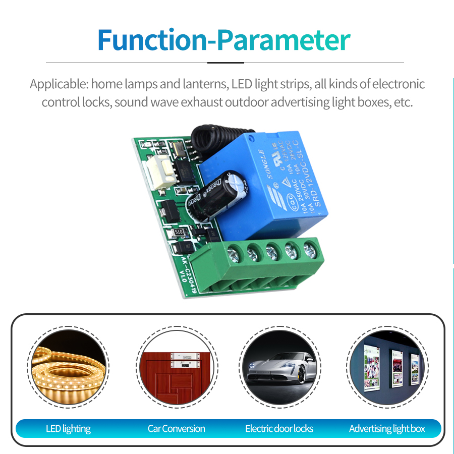 Saklar nirkabel DIY 433MHz DC  - Rf 433Mhz Module ulasan dan harga