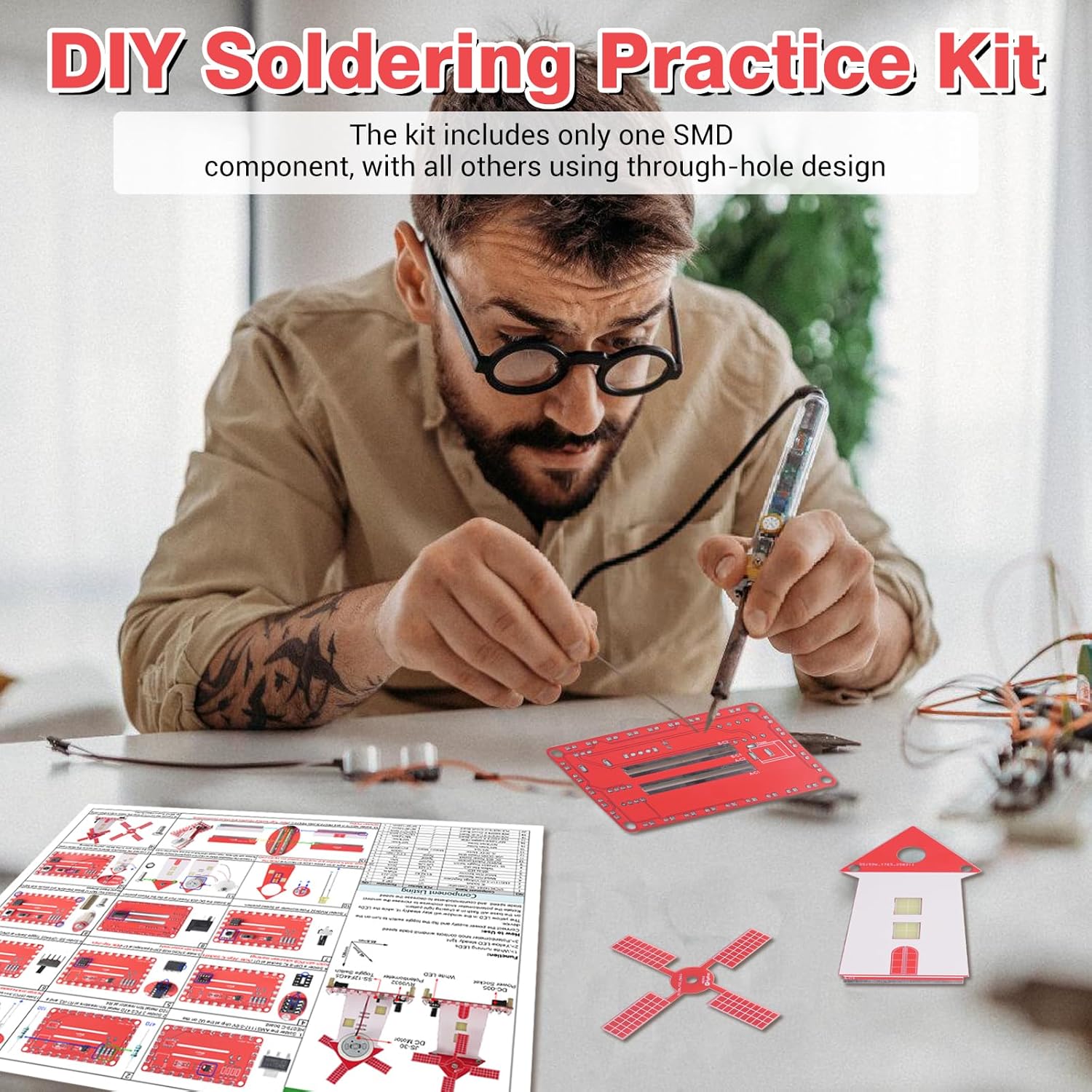 Proyek Latihan Penyolderan Kit - Diy Electronics Projects For Beginners ulasan dan harga