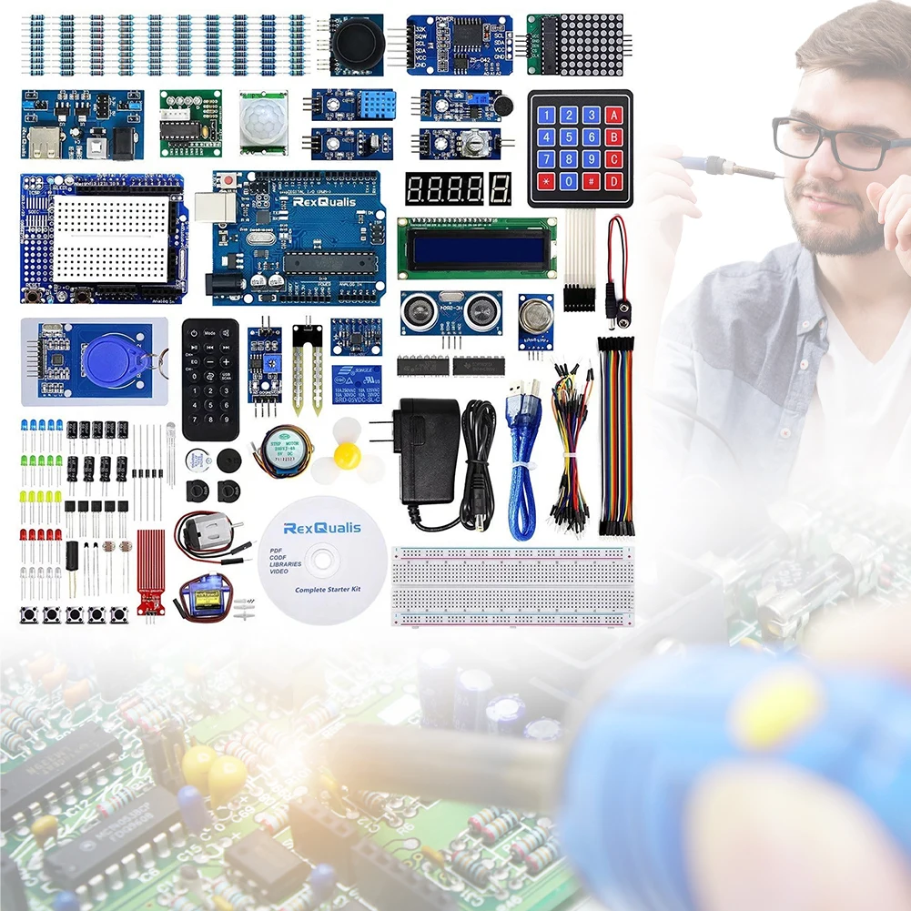 Kit pembelajaran pemula versi  - Diy Electronics Projects For Beginners ulasan dan harga