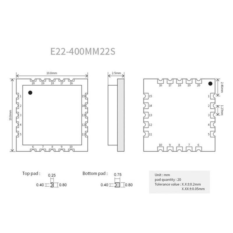 2X EBYTE SX1268 433Mhz Lora Mo - Rf 433Mhz Module ulasan dan harga