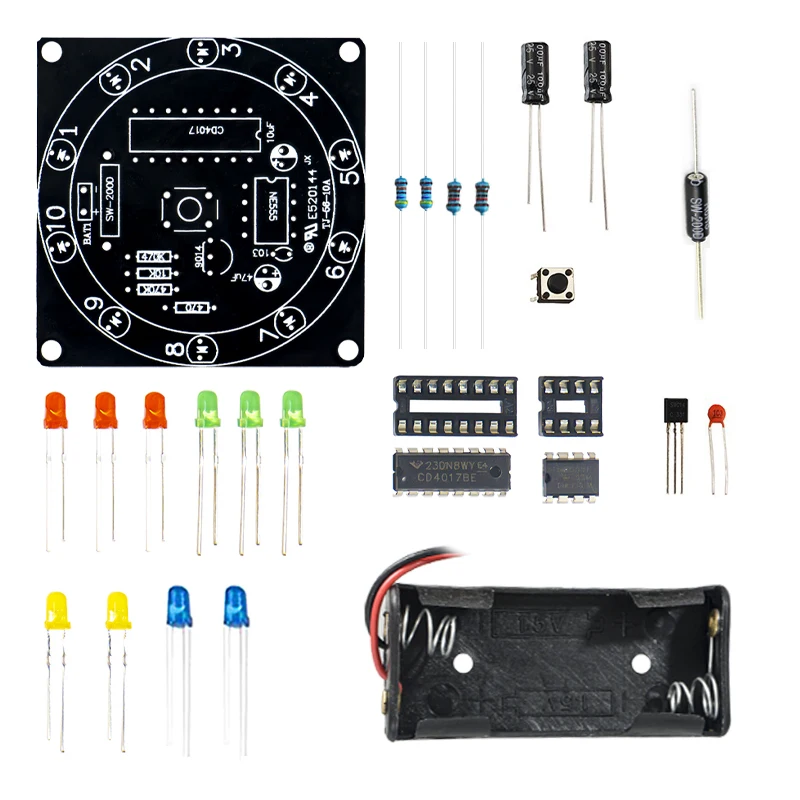 Kit DIY Roda Keberuntungan Ele - Diy Electronics Projects For Beginners ulasan dan harga
