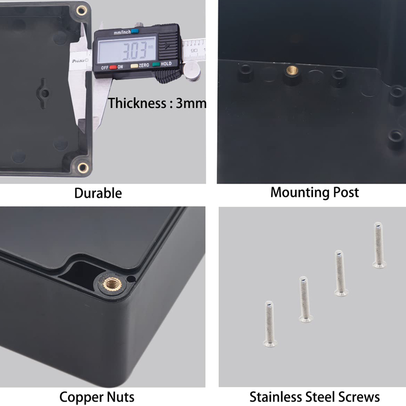 Kotak sambungan listrik plasti - Diy Electronics Housing ulasan dan harga